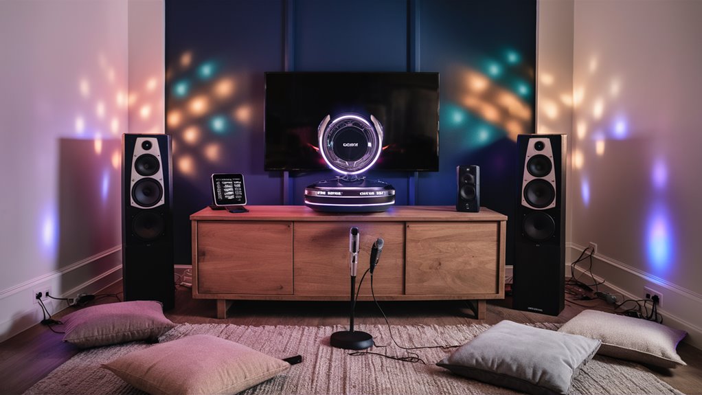 hooking up karaoke system