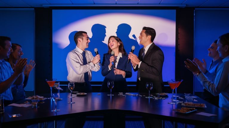 business singing party tips