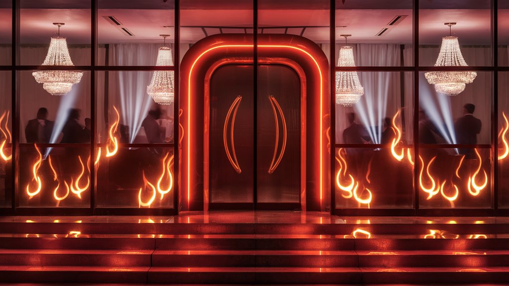 casino gaming with fire