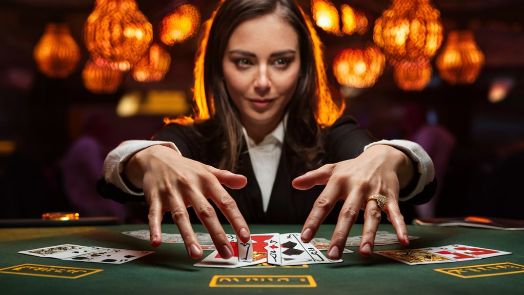 signs of card dealers