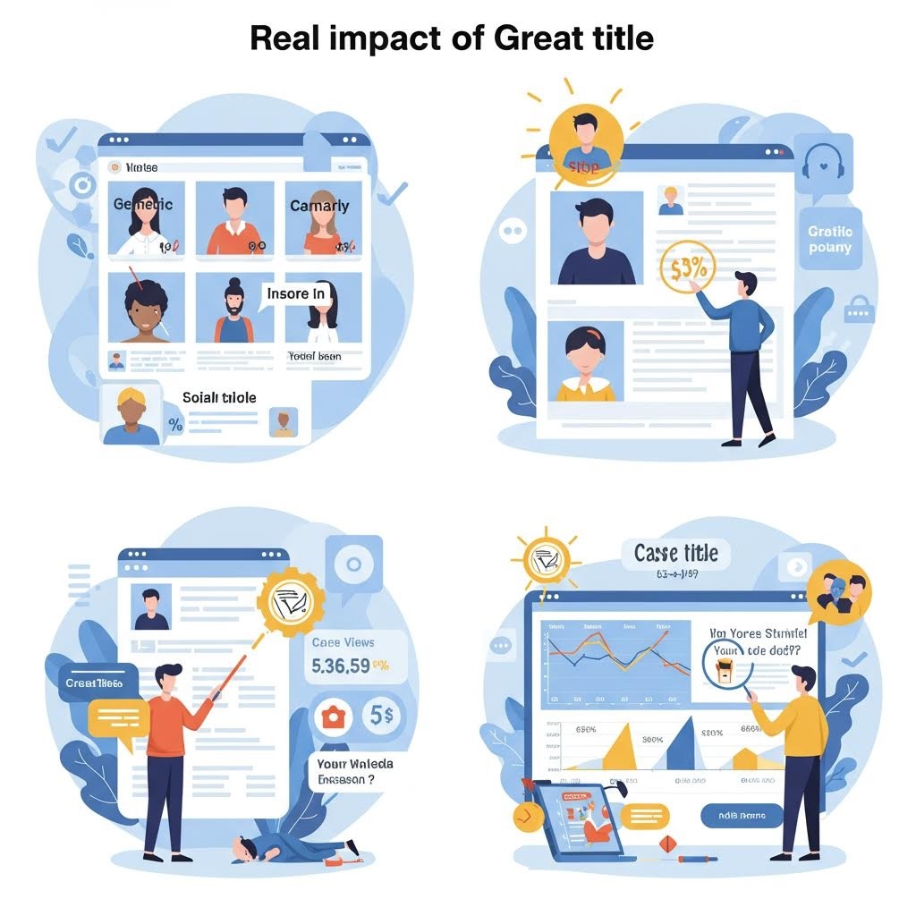 사용자 프로필 화면과 분석 대시보드, 지표 그래프가 함께 나타난 시각적 구성