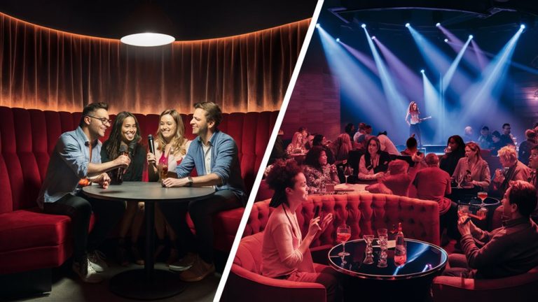 private vs open karaoke