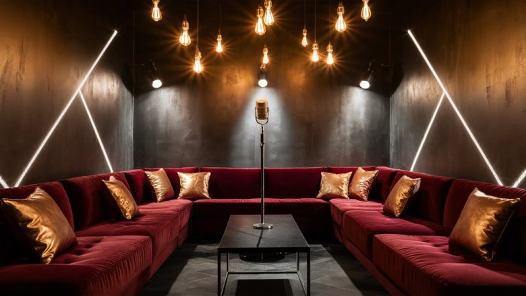 upgraded cozy karaoke space