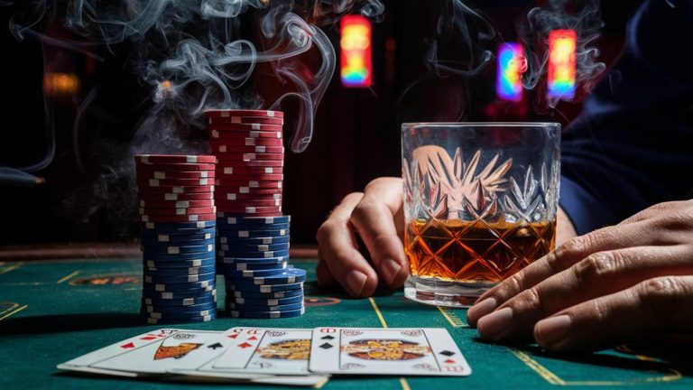 vibrant poker color contrasts