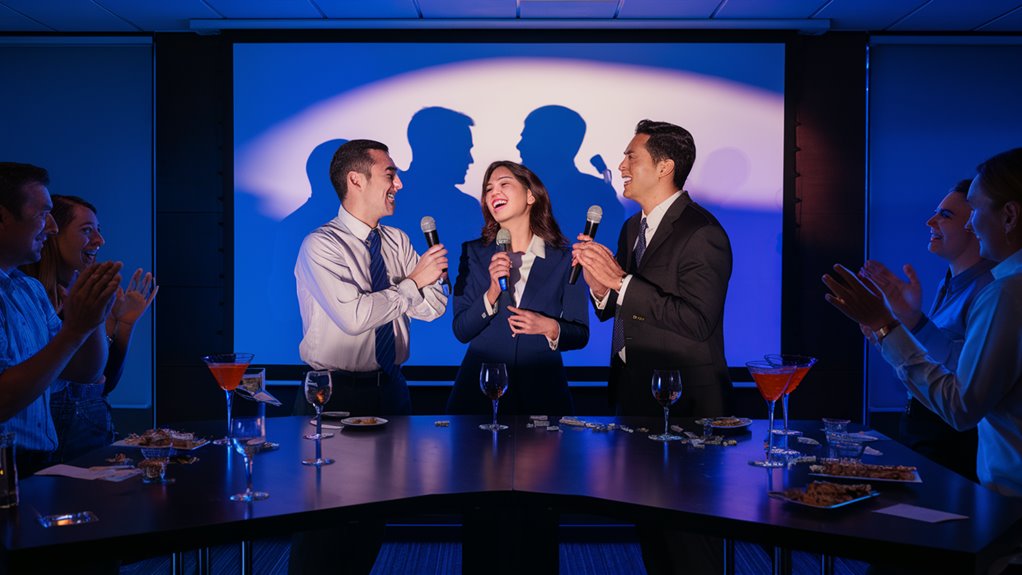 business singing party tips
