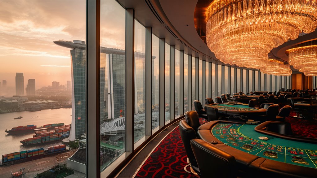 casino above city skyline
