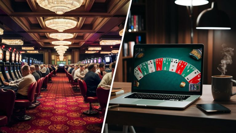 casino comparison online versus land