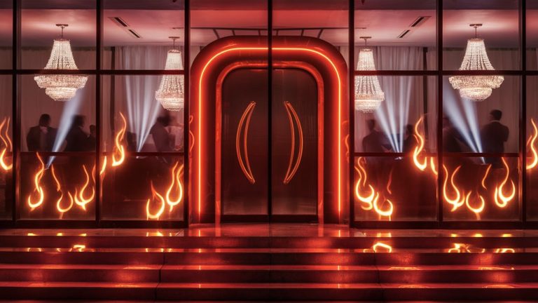 casino gaming with fire