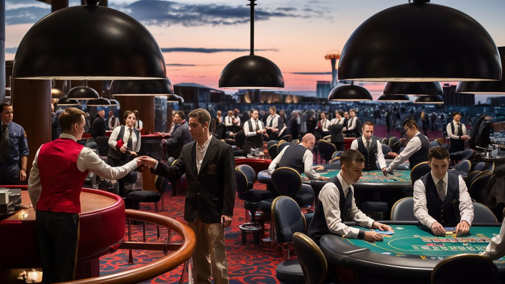 casino staff helper roles