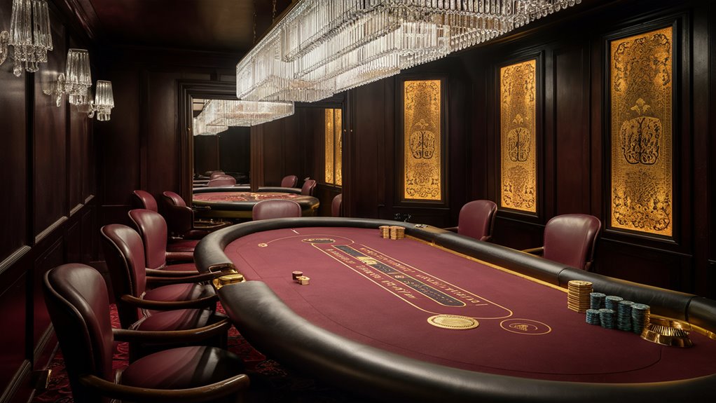exclusive personal gaming rooms