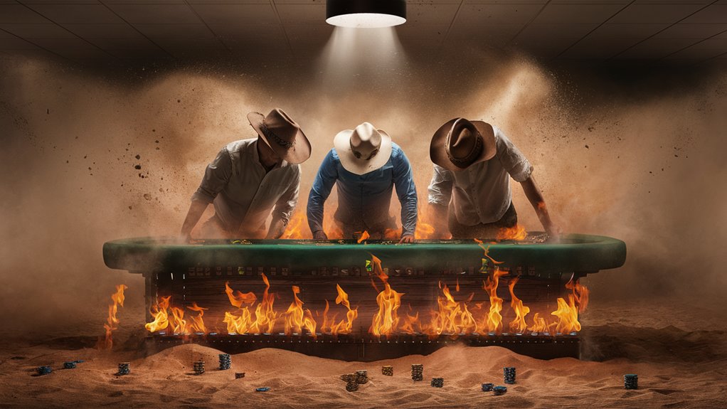 gambling dust fire tables