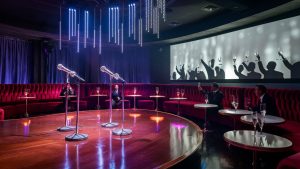 group singing party spots