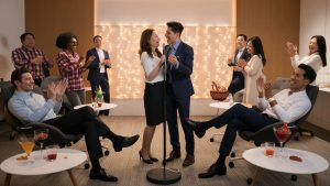 office singing party tips