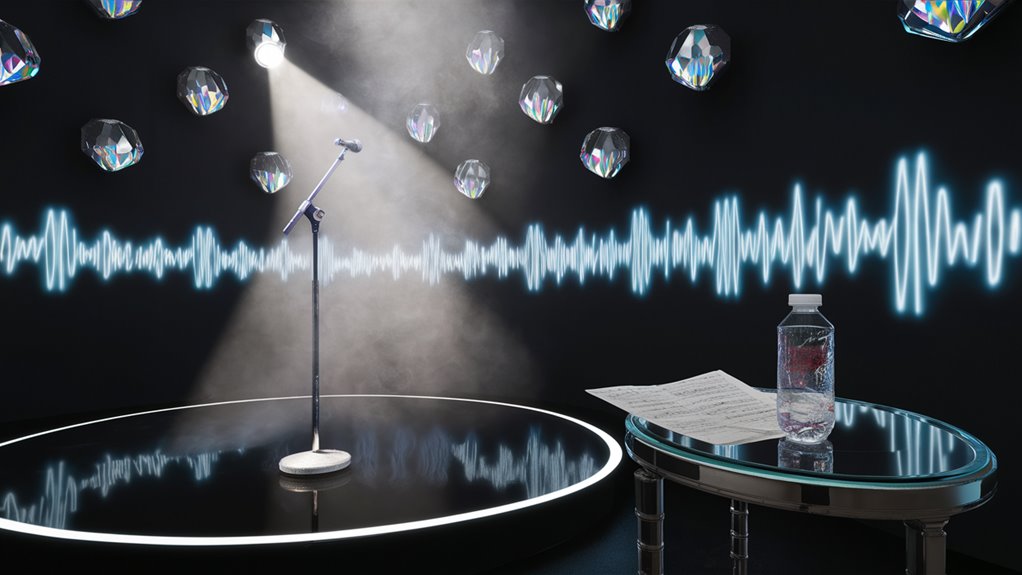performers shine singing alone