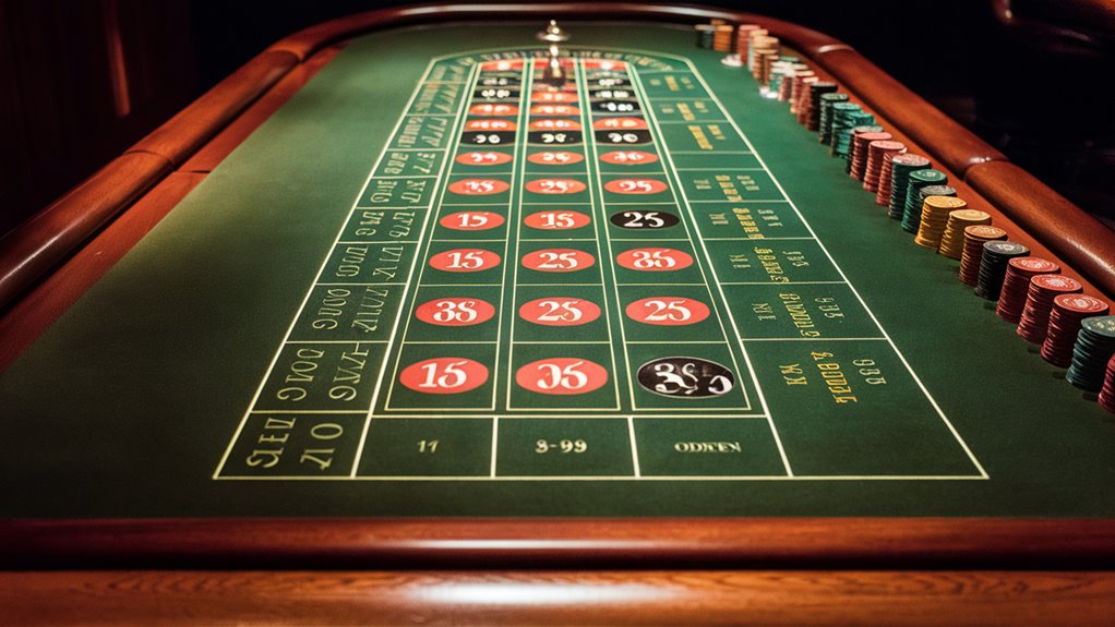 roulette betting payment options