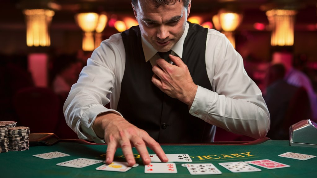 study casino dealer actions