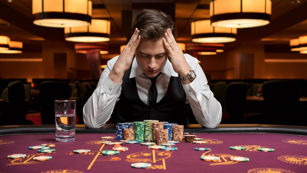 stay calm while losing